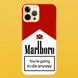 Чехол для APPLE IPHONE 12 PRO силиконовый прозрачный MARLBORO 56010-1 фото