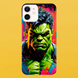 Чохол для APPLE IPHONE 12 силіконовий прозорий HULK 55010 фото
