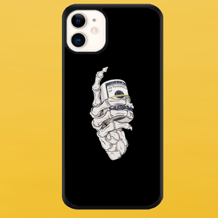 Чехол для APPLE IPHONE 11 2D пластиковый с черными силиконовыми бортиками ЖАДНОСТЬ 56206 фото
