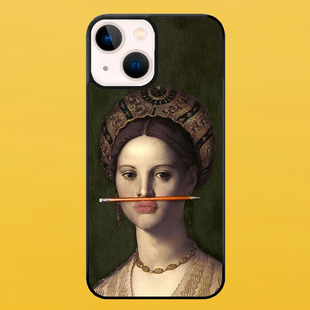 Чехол для APPLE IPHONE 13 MINI 2D пластиковый с черными силиконовыми бортиками ARTE 57512 фото