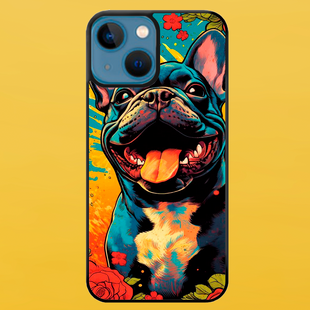 Чохол для APPLE IPHONE 15 2D пластиковий з чорними силіконовими бортиками BULLDOG 52620 фото