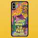 Чехол для APPLE IPHONE X/XS 2D пластиковый с черными силиконовыми бортиками FEEL GOOD 51803 фото