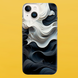 Чохол для APPLE IPHONE 14 PLUS силіконовий прозорий BLACK/WHITE 54017 фото