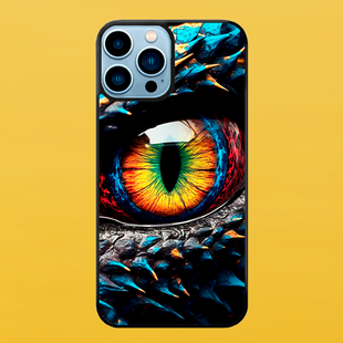 Чохол для APPLE IPHONE 13 PRO MAX 2D пластиковий з чорними силіконовими бортиками DRAGON 53315 фото