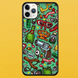 Чехол для APPLE IPHONE 11 PRO MAX 2D пластиковый с черными силиконовыми бортиками CRIME 52008 фото