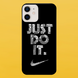 Чохол для APPLE IPHONE 12 силіконовий прозорий JUST DO IT 54110 фото