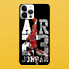 Чохол для APPLE IPHONE 16 PRO MAX 2D пластиковий з чорними силіконовими бортиками JORDAN 53524 фото
