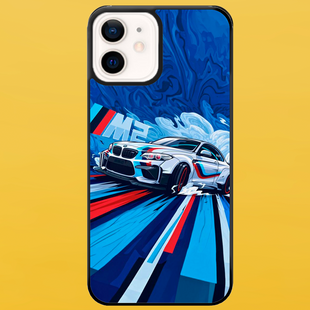 Чехол для APPLE IPHONE 12 2D пластиковый с черными силиконовыми бортиками M2 55710 фото