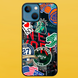 Чехол для APPLE IPHONE 15 PLUS 2D пластиковый с черными силиконовыми бортиками NY 54421 фото