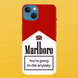 Чехол для APPLE IPHONE 15 силиконовый прозрачный MARLBORO 56020 фото