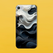 Чехол для APPLE IPHONE 7/8/SE 2020 силиконовый прозрачний BLACK/WHITE 54001 фото