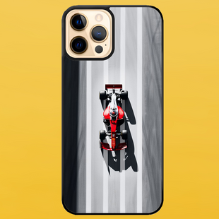 Чехол для APPLE IPHONE 12 PRO MAX 2D пластиковый с черными силиконовыми бортиками FORMULA 1 56311 фото