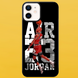 Чохол для APPLE IPHONE 12 MINI 2D пластиковий з чорними силіконовими бортиками JORDAN 53509 фото
