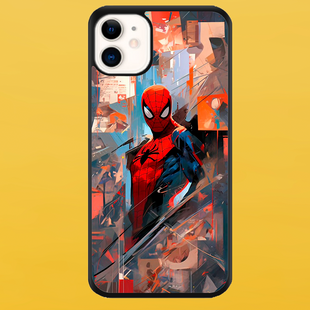 Чохол для APPLE IPHONE 11 2D пластиковий з чорними силіконовими бортиками SPIDER-MAN 53606 фото