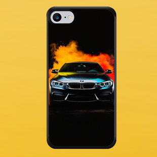 Чехол для APPLE IPHONE 7/8/SE 2020 2D пластиковый с черными силиконовыми бортиками BMW 57601 фото