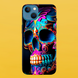 Чехол для APPLE IPHONE 15 силиконовый прозрачный SKULL 52720 фото