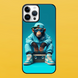 Чохол для APPLE IPHONE 16 PRO MAX 2D пластиковий з чорними силіконовими бортиками MONKEY 57024 фото