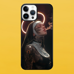 Чохол для APPLE IPHONE 16 PRO 2D пластиковий з чорними силіконовими бортиками UNHOLY 57425 фото