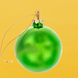 Ялинкова іграшка зелена (6 см) Snowman 11001 фото 2