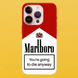Чехол для APPLE IPHONE 15 PRO MAX силиконовый прозрачный MARLBORO 56023 фото
