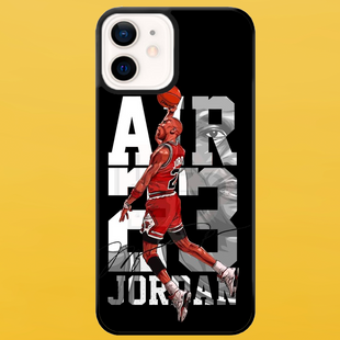 Чохол для APPLE IPHONE 12 2D пластиковий з чорними силіконовими бортиками JORDAN 53510 фото