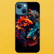 Чехол для APPLE IPHONE 15 2D пластиковый с черными силиконовыми бортиками PESCARE 52820 фото
