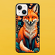 Чехол для APPLE IPHONE 14 PLUS 2D пластиковый с черными силиконовыми бортиками CHANTERELLE 52917 фото
