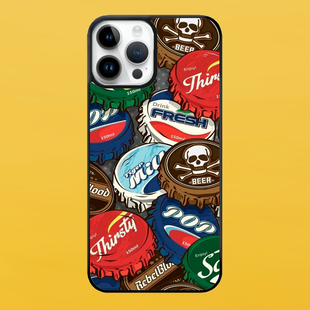 Чохол для APPLE IPHONE 14 PRO MAX 2D пластиковий з чорними силіконовими бортиками CAPS 53819 фото