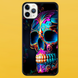 Чехол для APPLE IPHONE 11 PRO MAX 2D пластиковый с черными силиконовыми бортиками SKULL 52708 фото