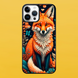 Чехол для APPLE IPHONE 14 PRO 2D пластиковый с черными силиконовыми бортиками CHANTERELLE 52918 фото
