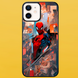 Чехол для APPLE IPHONE 12 MINI 2D пластиковый с черными силиконовыми бортиками SPIDER-MAN 53609 фото