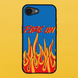 Чохол для APPLE IPHONE 16e 2D пластиковий з чорними силіконовими бортиками FIRE ON 51727 фото