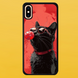 Чохол для APPLE IPHONE X/XS 2D пластиковий з чорними силіконовими бортиками CHEWING CAT 56803 фото