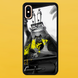 Чохол для APPLE IPHONE XS MAX 2D пластиковий з чорними силіконовими бортиками KRABS 54704 фото