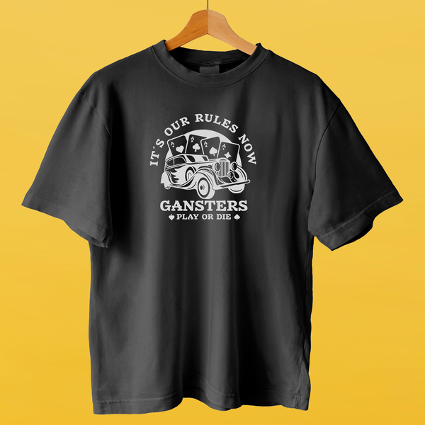 Футболка чорна чоловіча GANSTERS 3063-7 фото