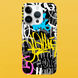 Чехол для APPLE IPHONE 16 PRO силиконовый прозрачный GRAFFITI 54325 фото